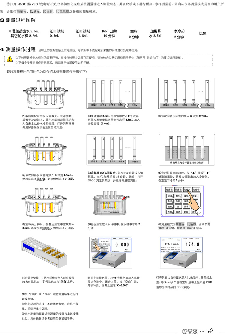 連華科技多參數水質分析儀5B-3C型(V8)快速入門手冊